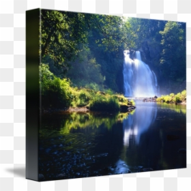 Drawing River Waterfall - Waterfall, HD Png Download - waterfall clipart png