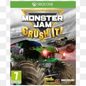 Monster Jam Crush It Xbox One, HD Png Download - monster trucks png