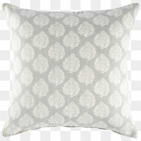 Grey Small Print Pillows, HD Png Download - throw pillow png