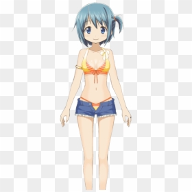 Magia Record Swimsuit Sayaka, HD Png Download - sayaka miki png