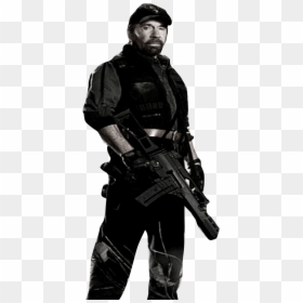 The Expendables Chuck Norris - Expendables Chuck Norris Png, Transparent Png - bruce willis png