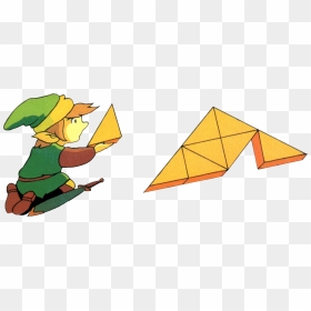 Legend Of Zelda 1 Link, HD Png Download - zelda triforce png