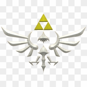 Hylian Crest - Skyward Sword Triforce Crest, HD Png Download - zelda triforce png