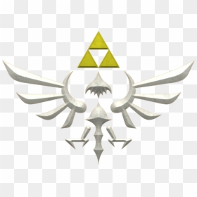 Hylian Crest - Skyward Sword Triforce Crest, HD Png Download - zelda triforce png