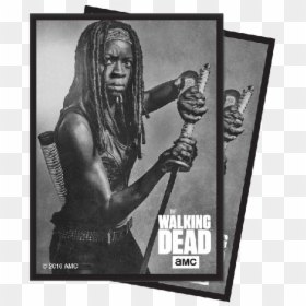 Walking Dead Michonne Poster, HD Png Download - michonne png
