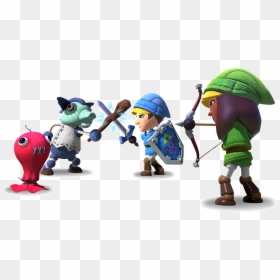 Logo"  Class="header Logo Link Img - Nintendo Land Battle Quest Moblin, HD Png Download - zelda triforce png