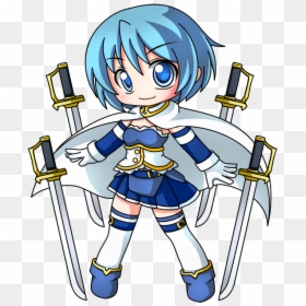 Miki Sayaka Drawn By Shinjitsu - Cartoon, HD Png Download - sayaka miki png