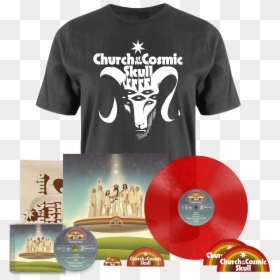 Transparent Martian Png - Church Of Cosmic Skull Shirt, Png Download - martian png