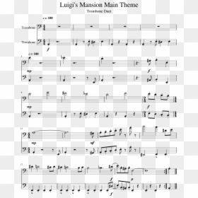 Luigi's Mansion Theme Trombone, HD Png Download - weegee luigi png