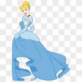 Transparent Cinderella Clipart - Cinderella Disney Princess Vector, HD Png Download - cinderella shoes png