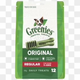 Greenies Original Regular Dog Dental Treat - Greenies, HD Png Download - dog teeth png