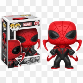 Superior Spider Man Funko, HD Png Download - spiderman head png