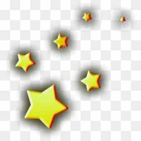 Mq Stars Star Glow Heaven Yellow Shadow, HD Png Download - glowing stars png