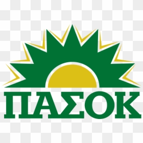 Pasok-logo Yellow Green W Lines - Circle, HD Png Download - yellow lines png