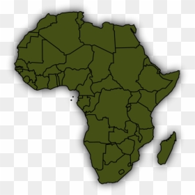 Map,tree,africa - Africa Map Clipart, HD Png Download - african tree png
