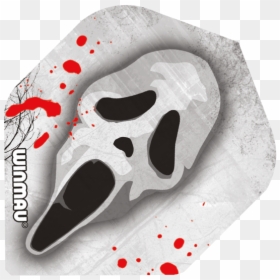 Winmau Mega Standard Scream Dart Flights - Goaltender Mask, HD Png Download - scream mask png