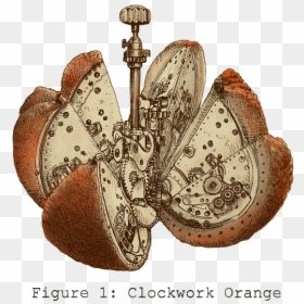 Steampunk Orange, HD Png Download - steampunk butterfly png
