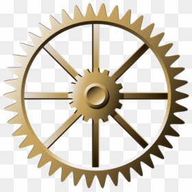 Transparent Colorful Gears Clipart - Steampunk Gear Png, Png Download - steampunk butterfly png