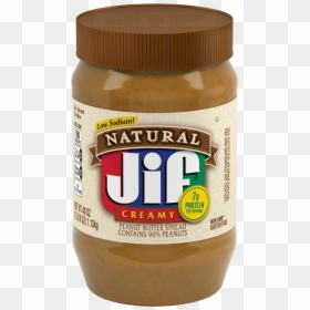 Jif Natural Peanut Butter, HD Png Download - jif peanut butter png