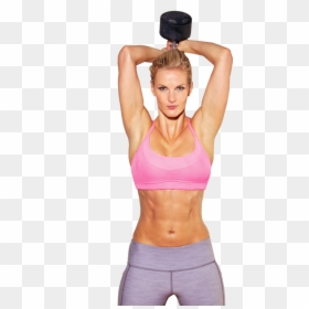 Clip Art Female Arm Muscle - Body Builder Girl Png, Transparent Png - biceps png
