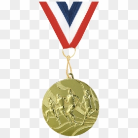 Transparent Silver Medal Png - Olympics Gold Medal Running, Png Download - olympic gold medal png