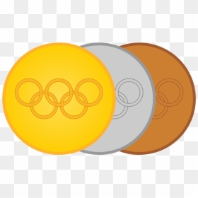 File Goldsilverbronze Medals Svg - Medal, HD Png Download - olympic gold medal png