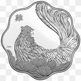 7grams Canada Lunar Year Of The Rooster 9999 Silver - Canada Chinese New Year 2017 Coin, HD Png Download - year of the rooster png