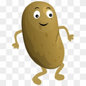 Arms, Legs, Face, Cartoon, Character - Potato With Arms And Legs, HD Png Download - cartoon potato png