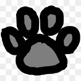 Paw Print Clip Art - Monkey's Paw Cartoon Drawing, HD Png Download - wildcat paw png