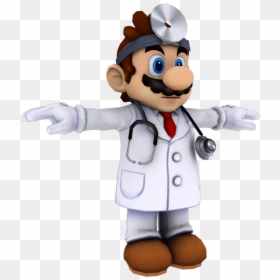 Transparent Dr Mario Png - Dr Mario T Pose, Png Download - david tennant png