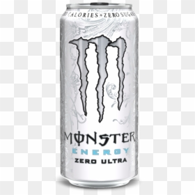 Monster Energy Drink Png - Monster Zero Ultra Png, Transparent Png - monster energy can png
