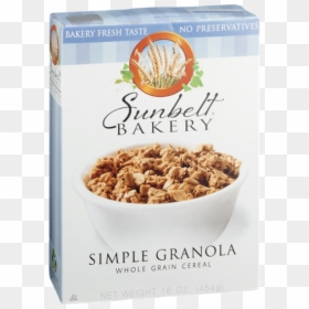 Sunbelt Bakery Simple Whole Grain Granola Cereal, HD Png Download - granola png