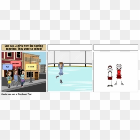 Cartoon, HD Png Download - hockey rink png