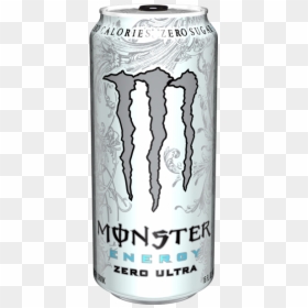 Monster Energy Zero Ultra Transparent, HD Png Download - monster energy can png