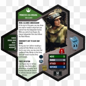 Heroscape Cards, HD Png Download - leia organa png