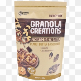 Hundred Seed Choco Peanut Butter 60 Gr, HD Png Download - granola png