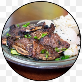 Kalbi Short Ribs - Delmonico Steak, HD Png Download - tacos de asada png