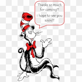 The Cat In The Hat Horton Thing Two Clip Art - Cat In The Hat Cartoon Clipart, HD Png Download - horton png