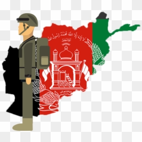 Map Of Afghanistan, HD Png Download - us soldier png