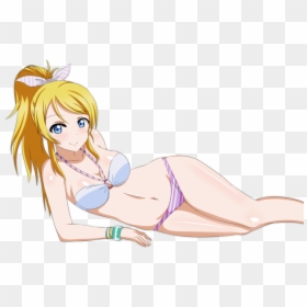 Ayase Eli4 358988 - Cartoon, HD Png Download - eli ayase png
