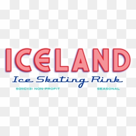 Iceland Ice Skating Rink - Ice Skating Rink Sign, HD Png Download - hockey rink png