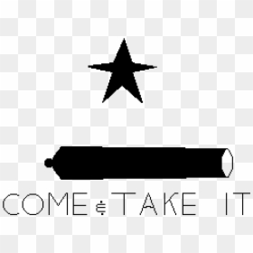The Texas Come And Take It Flag - Come And Take It Flag Transparent, HD Png Download - bandera png