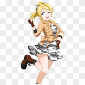 #eli Ayase #eli #ayase #military #lovelive #u"s #animegirl - ラブ ライブ サバイバル, HD Png Download - eli ayase png