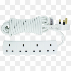 4 Socket Extension Lead 5m - Electric Extension Cable Png, Transparent Png - extension cord png