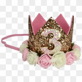 Transparent Birthday Crown Png - Garden Roses, Png Download - glitter crown png