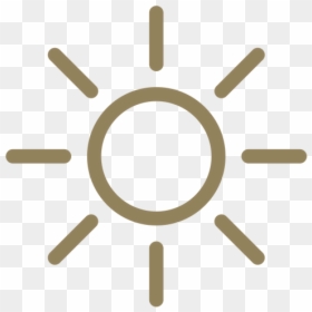 Icon Mặt Trời Màu Đen, HD Png Download - smart icon png