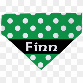 Green Dotted Irish Inspired Pet Scarf" title="green - Polka Dot, HD Png Download - dotted pattern png