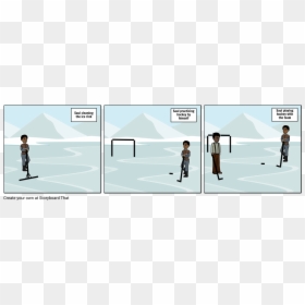 Cartoon, HD Png Download - hockey rink png