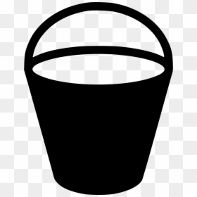 Sand Bucket - Transparent Background Bucket Icon, HD Png Download - bucket icon png