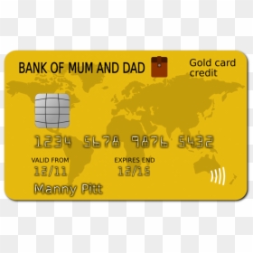 A Common Credit Card Among Teens - Credit Card Sticker, HD Png Download - credit score png